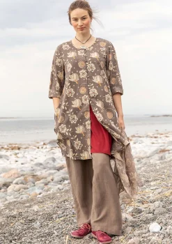 New Gudrun Sjödén Webkleid „Kamala“ aus Bio-Baumwolle henna