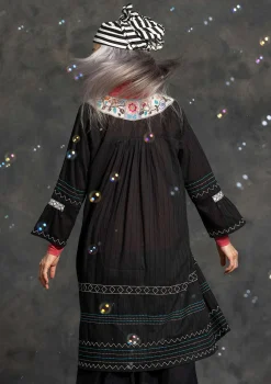 Online Gudrun Sjödén Webkleid „Kristina“ aus Bio-Baumwolle mohn