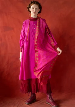 Fashion Gudrun Sjödén Webschal „Kamelia“ aus Bio-Baumwolle/Seide schwarz
