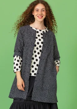 Flash Sale Gudrun Sjödén Webtunika „Monika“ aus Bio-Baumwolle blauglöckchen