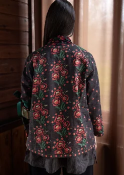 Sale Gudrun Sjödén Wendejacke „Asta“ aus Bio-Baumwolle schwarz