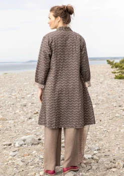 Hot Gudrun Sjödén Wendemantel „Kavita“ aus Bio-Baumwolle henna