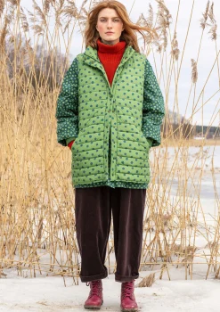 Clearance Gudrun Sjödén Weste „Susan“ aus Recycling-Polyester kaktus