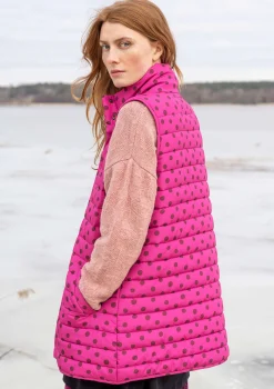 Cheap Gudrun Sjödén Weste „Susan“ aus Recycling-Polyester kaktus