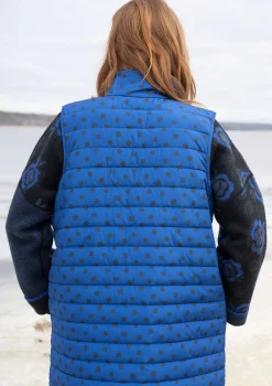 Store Gudrun Sjödén Weste „Susan“ aus Recycling-Polyester tiefblau