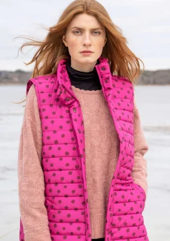 Discount Gudrun Sjödén Weste „Susan“ aus Recycling-Polyester tiefblau