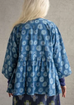 Hot Gudrun Sjödén Wickelbluse „Clay“ aus Bio-Baumwolle kashish