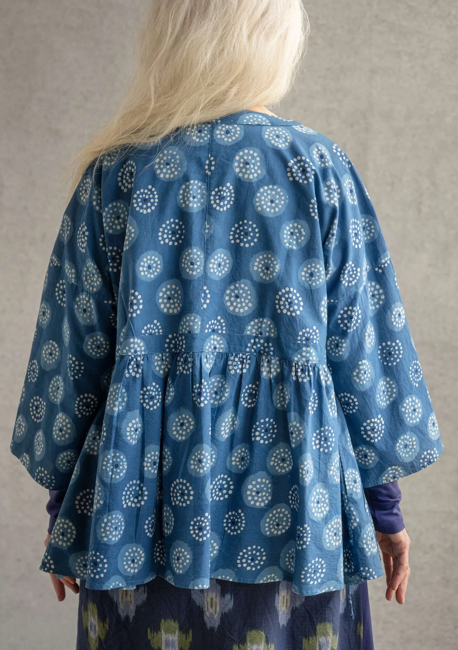 Hot Gudrun Sjödén Wickelbluse „Clay“ aus Bio-Baumwolle kashish