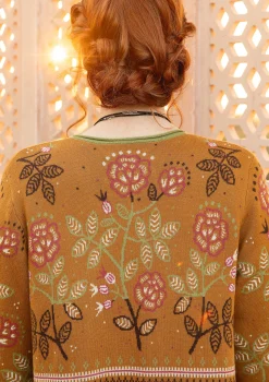 Best Sale Gudrun Sjödén Wickeljacke „Lisa“ aus Bio-/Recycling-Baumwolle curry