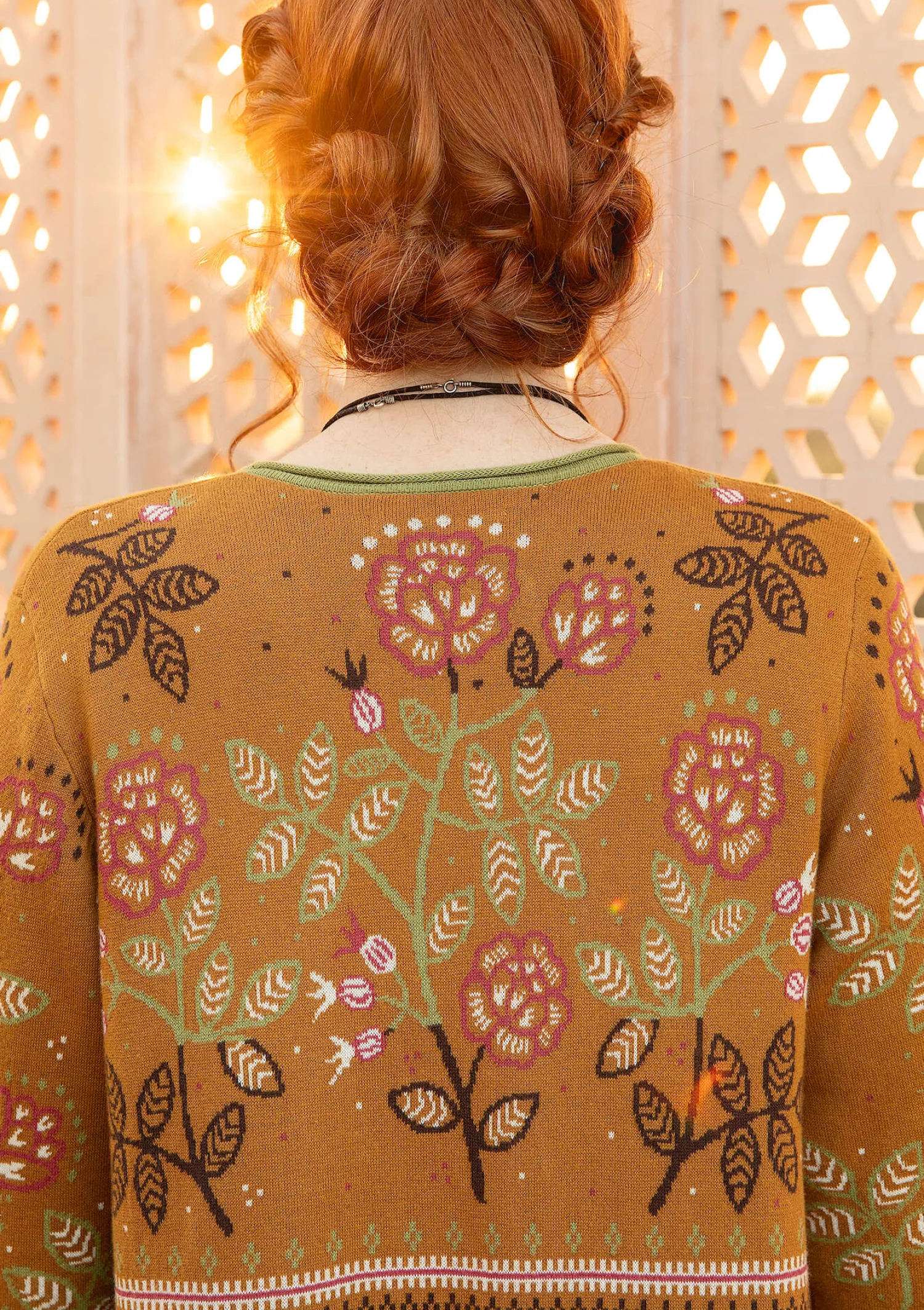 Cheap Gudrun Sjödén Wickeljacke „Lisa“ aus Bio-/Recycling-Baumwolle feige